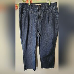 Torrid Retro Style Yoke Front Pleated Trouser Jeans Size 18